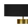 Lighting, 25"H, Table Lamp, Black Concrete, Black Shade, Contemporary