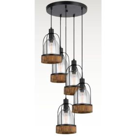 60W X 5 Beacon Pendant Fixture(Edison Bulbs Not included)