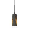 60W Reggio Wood Pendant Glass Fixture (Edison Bulb Not included)