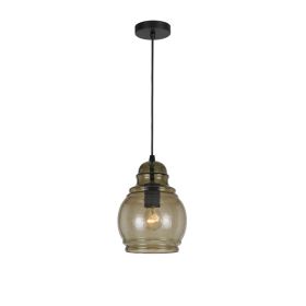 60W Teramo RippLED Glass Pendant (Edison Bulb Not included)