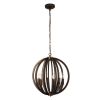 IRONCLAD Industrial 6 Light Bronze Ceiling Pendant 18" Wide