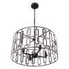 NAOMI Contemporary 4 Light Rubbed Bronze Ceiling Pendant 20" Wide