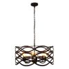 CAPELLA Transitional 6 Light Oil Rubbed Bronze Ceiling Pendant 24" Wide