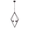 KYRA Transitional 4 Light Rubbed Bronze Ceiling Pendant 19.5" Wide