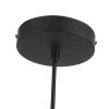 CHLOE Lighting IRONCLAD Contemporary-Style 1 Light Matt Black and White Ceiling Mini Pendant 8" Wide