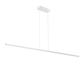 30W Horiz Pendant, MW, WH Acrylic Diffuser