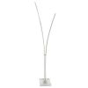 34W Floor Lamp, MW, WH Acrylic Diffuser