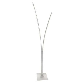 34W Floor Lamp, MW, WH Acrylic Diffuser