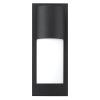 Contemporary Matte Black and White Wall Light