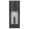 Contemporary Antique Bronze and Glass Wall Light