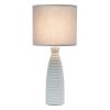 Alsace Bottle Table Lamp, Gray