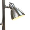 Metal  3-Light Tree Floor Lamp, Brushed Nickel Finish