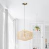 Lalia Home Circular Rattan Pendant