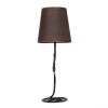 19" Scroll Wire Metal Table Lamp