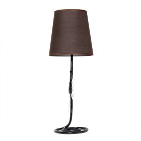 19" Scroll Wire Metal Table Lamp