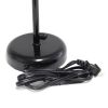 19.5" 2 Pack Black Stick Table Desk Lamp Set