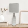 Alsace Bottle Table Lamp, Gray