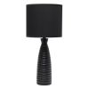 Alsace Bottle Table Lamp, Black