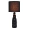 Alsace Bottle Table Lamp, Black