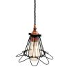 Juba Industrial Cage Copper Pendant Light