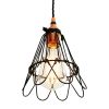 Juba Industrial Cage Copper Pendant Light