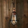 Juba Industrial Cage Copper Pendant Light