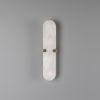 Lothian Oval Alabaster Wall Sconce