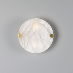 Dundee Circular Alabaster Wall Sconce