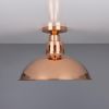 Berlin Vintage Copper Flush Ceiling Light 11.8"