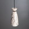 Pando Marbled Ceramic Pendant Light 5.5"