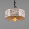 Seville Marbled Ceramic Mid Century Modern Pendant Light