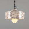 Seville Marbled Ceramic Mid Century Modern Pendant Light