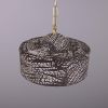 Seville Ceramic Mid Century Modern Pendant Light, Black Clay