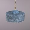 Seville Ceramic Mid Century Modern Pendant Light, Blue Earth