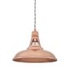 Minsk Vintage Copper Pendant Light 12.2"