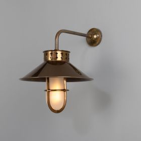 Boyd Vintage Industrial Well Glass Wall Sconce