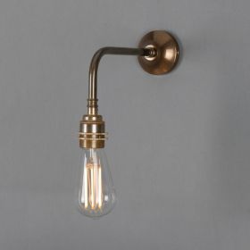 Reznor Vintage Wall Sconce with Brass Shade