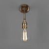 Reznor Vintage Wall Sconce with Brass Shade