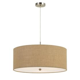 60W X 3 Addison Drum Pendant Fixture. Dia:24" (Option: 12.3, 2412.3)