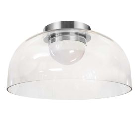 10W Flush Mount, PC, CLR Glass (Option: Glass)