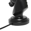 17.25" Tall Polyresin Decorative Chess Horse Shaped Bedside Table Desk Lamp