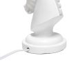 17.25" Tall Polyresin Decorative Chess Horse Shaped Bedside Table Desk Lamp