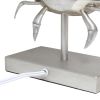 18.25" Polyresin Pinching Crab Shaped Bedside Table Desk Lamp