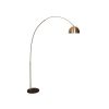 Arched Floor Lamp 75.6" Height with Black Round Marble Base