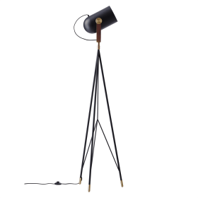 Le Klint - Carronade Floor Lamp - High (Color: Black / Walnut)