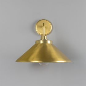 Nerissa Brass Bathroom Wall Sconce IP65 (Option: SatinBrass, Material: OpalGlass)