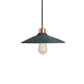 Pyrus Organic Ceramic Pendant Light 11", Blue Earth (Option: BlueEarth, Material: PolishedCopper)