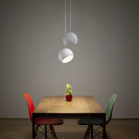 NYTA - Tilt Globe Pendant (Color: Matte white)