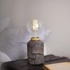 Bixa Table Lamp - Black Clay