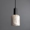 Osier Marbled Ceramic Pendant Light 4.5"